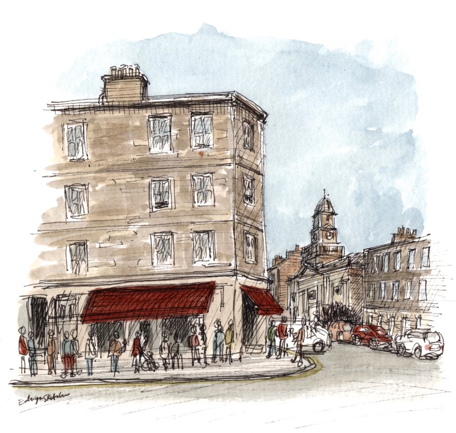 edinsketcher's tweet image. WhereArtI Quiz... A popular PLACE in the mornings... Name the location I have sketched, leave your on my website for a chance to win some of my greetings cards. Winners name picked in 24 hours. Good luck.
edinburghsketcher.com/p/wherearti-30…
#edinburghquiz #edinburghlove #whereartiquiz