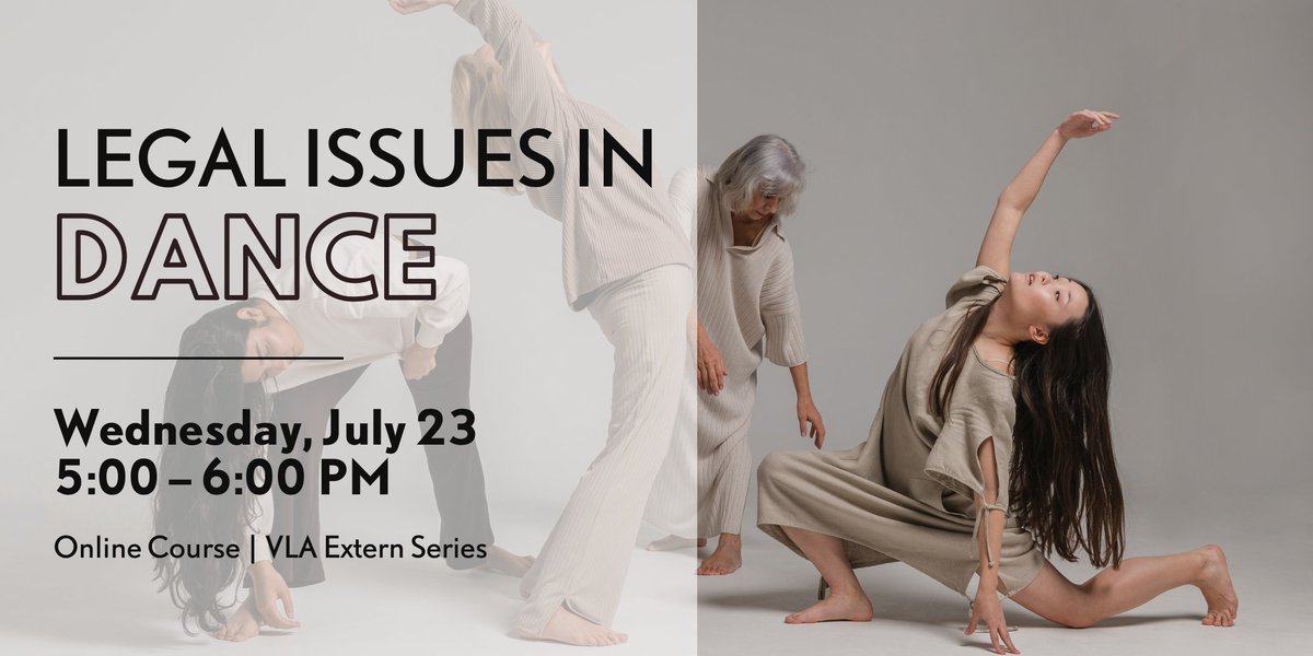 Safeguard your choreography and navigate contracts with confidence. RSVP @ ow.ly/nX3w50Wgr36
#DanceLaw #ChoreographyRights #ArtistContracts