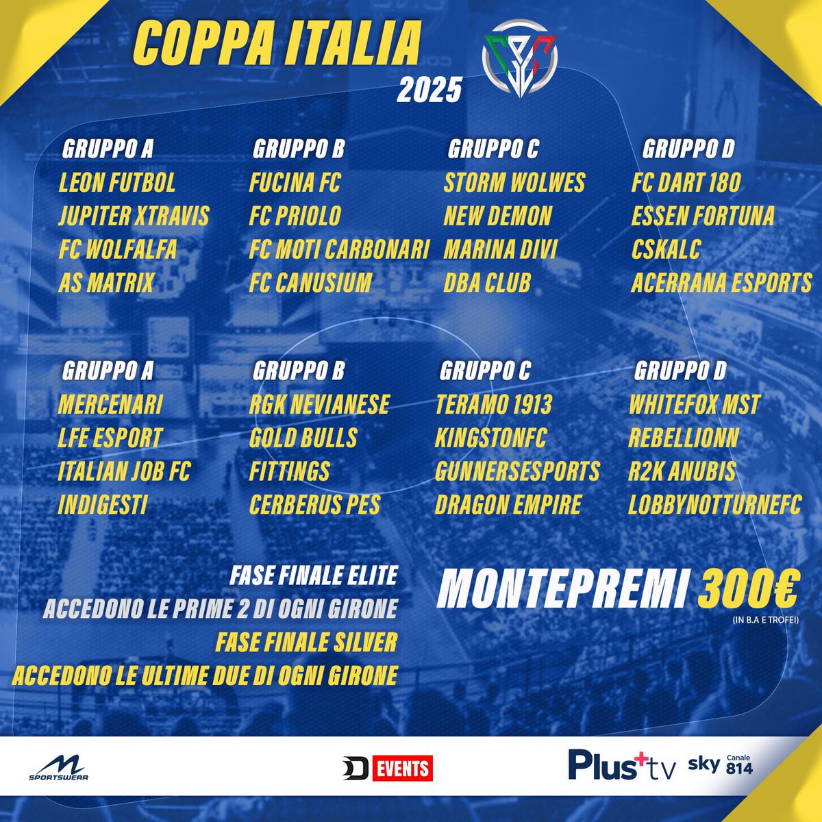 🏆 In ordine cronologico, il primo trofeo arrivato questa stagione a Febbraio, la Coppa Italia @CPGitaly, vinta contro grandi team, partendo da underdog da team di C, con scalata ancora in atto, fino a battere team di A, gli stessi con cui saremo in A next season. 150€ 💰📍📍