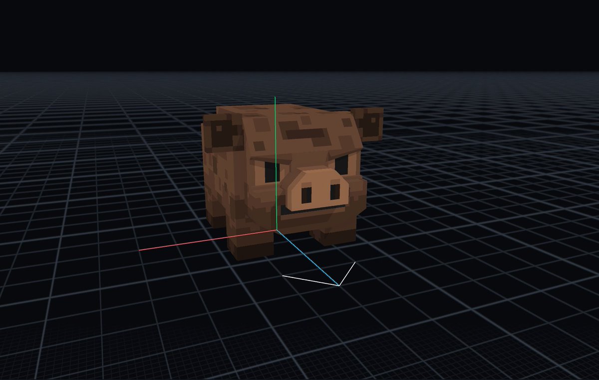 GabAnimationn's tweet image. Say hello to this pig. 🐷
.
.
.
#voxelart #voxel #voxels #voxelartist #voxedit #thesandbox #3d #3dart #3dmodeling #3dartist #screenshotsaturday #gamedev #indiedev