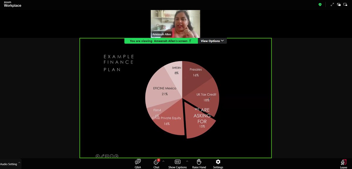 Huge thanks to <a href="/Channel4Skills/">4Skills</a> <a href="/NFTSFilmTV/">National Film and Television School</a> and  Ameenah Allen for a brilliant talk about the world of producing!!! We can't wait for our next session tomorrow.