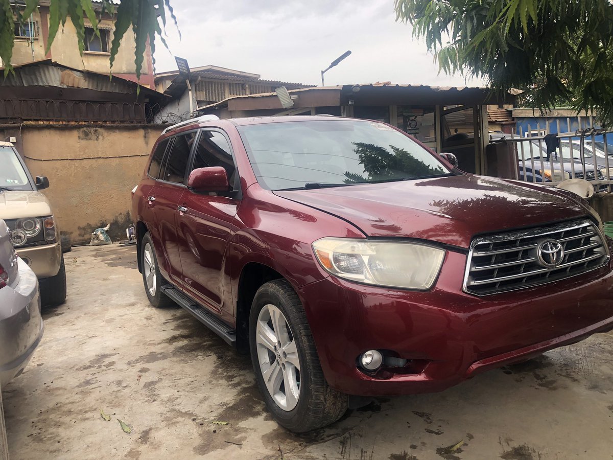 bravado900's tweet photo. New Arrivals Toyota Highlander 2010 model (3rows) thumb start wine color very clean interior
Full duty paid

18.5m to owner
200k settlement 

📞 08027613455 https://t.co/mr58F8RjWq