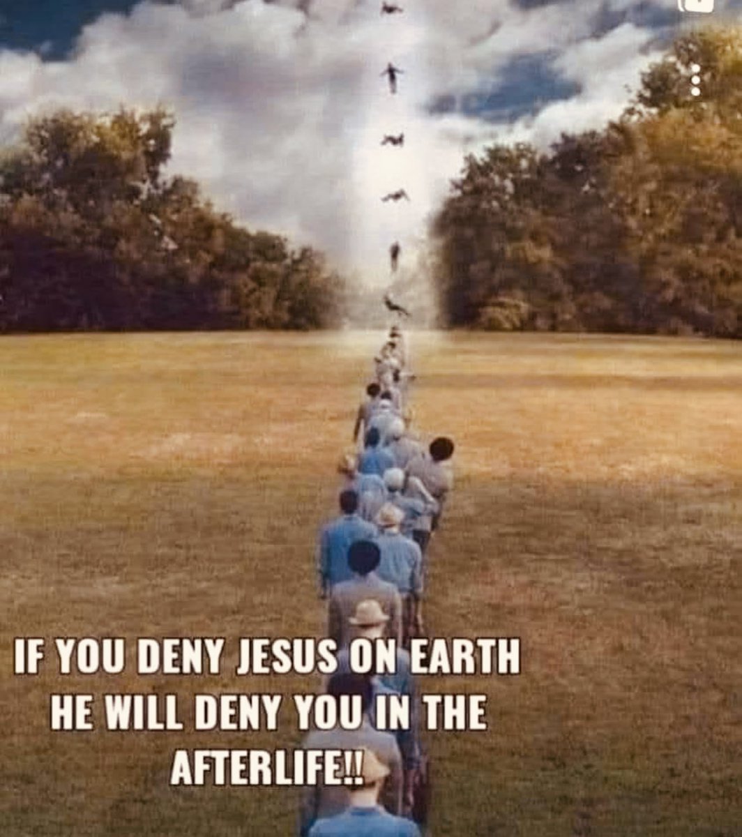 Matthew 10:33
“But whosoever shall deny me before men, him will I also deny before my Father which is in heaven.”