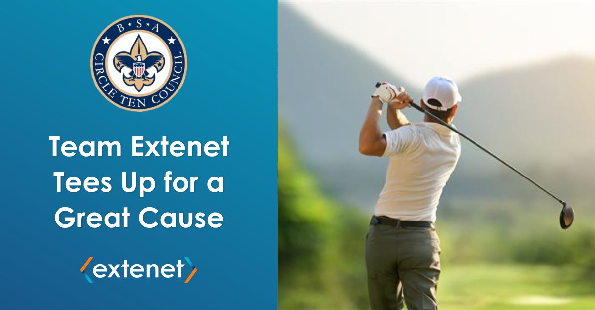 Team Extenet hits the course today in support of the Circle Ten Council Golf Classic! Proud to sponsor an event that helps shape tomorrow’s leaders through Scouting. Learn more: c10bsa.org/support-scouti…

#ExtenetInTheCommunity #GolfClassic #CircleTenCouncil