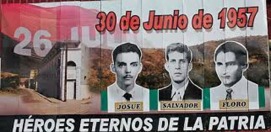 🇨🇺1957➡️Santiago de Cuba➡️asesinados por esbirros de Fulgencio Batista los combatientes de la lucha clandestina Josué País, Floro Vistel y Salvador Pascual⤵️
🔀Al conocer la noticia⏩Frank País siente profundo dolor y al día siguiente escribió la poesía: A mi hermano
#UnidosXCuba