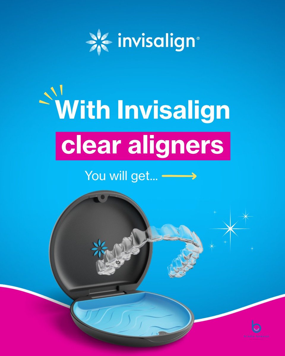 BowmanOrtho's tweet image. Invisalign aligners: discreet, comfortable, and designed for your lifestyle. SmartTrack™ technology delivers predictable results, letting you enjoy life—and all your favorite foods—without restrictions. 🍜 
Call our office at (850) 863-2122 
#InvisalignProvider #NicevilleOrtho