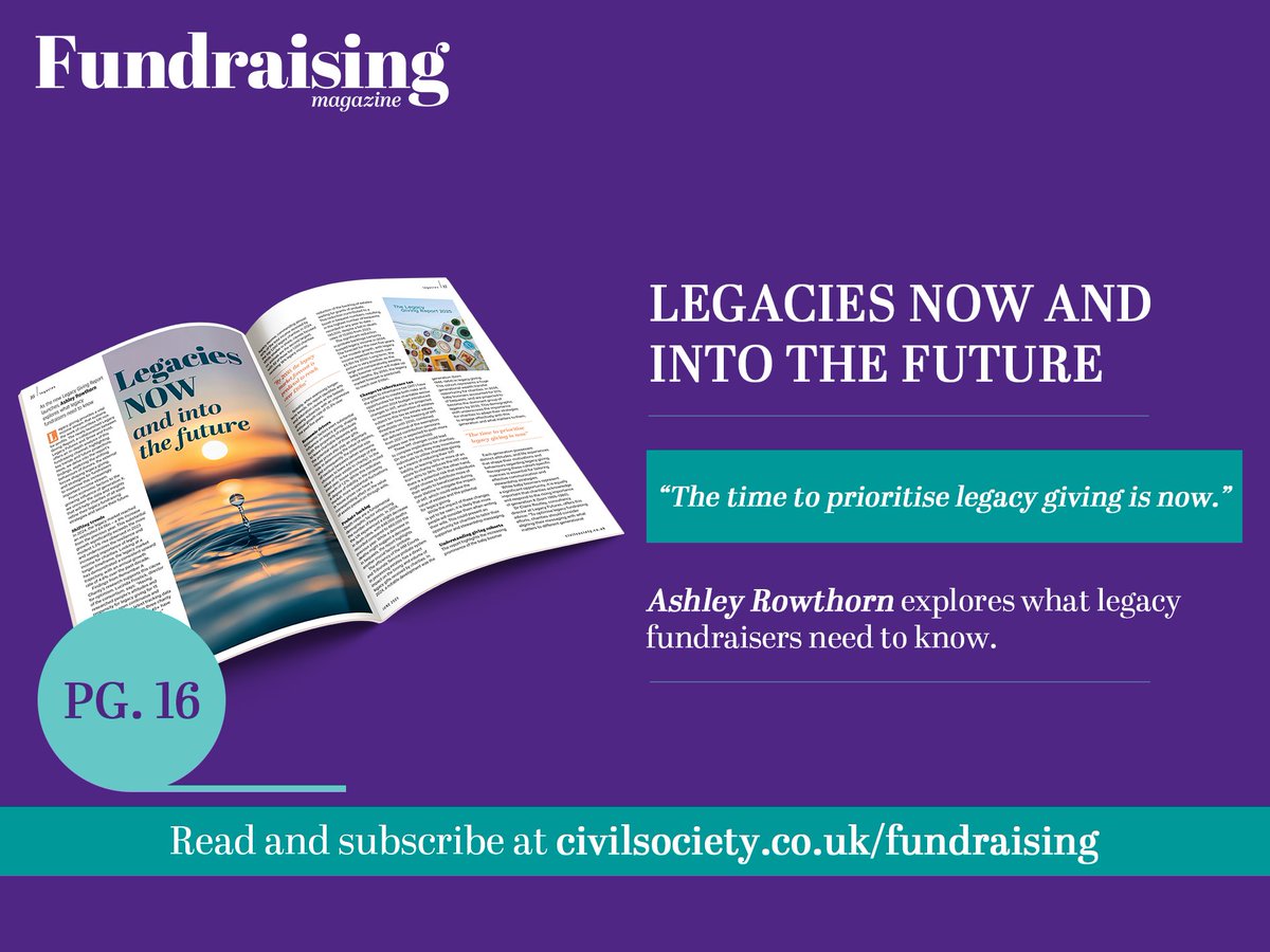 Fundraising Magazine (@csfundraising) on Twitter photo The new Legacy Giving Report. Ashley Rowthorn delves into the key insights that every legacy fundraiser needs to know to drive success.
Stay ahead of the curve by subscribing here bit.ly/3SHCWqB
#Fundraising <a href="/talkinglegacies/">Legacy Futures</a> <a href="/SmeeandFord/">Smee & Ford</a> The new Legacy Giving Report. Ashley Rowthorn delves into the key insights that every legacy fundraiser needs to know to drive success.
Stay ahead of the curve by subscribing here bit.ly/3SHCWqB
#Fundraising <a href="/talkinglegacies/">Legacy Futures</a> <a href="/SmeeandFord/">Smee & Ford</a>