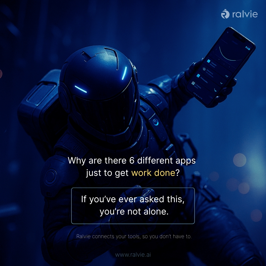 Ralvie_AI's tweet image. Toggling between apps killing productivity?

Ralvie AI agents work across your existing tools, email, calendar, tasks, and more so your work stays in one flow.

Stop switching. Start syncing.
🔗 ralvie.ai

#RalvieAI #ProductivityStack #AIProductivity #SmartWorkflow