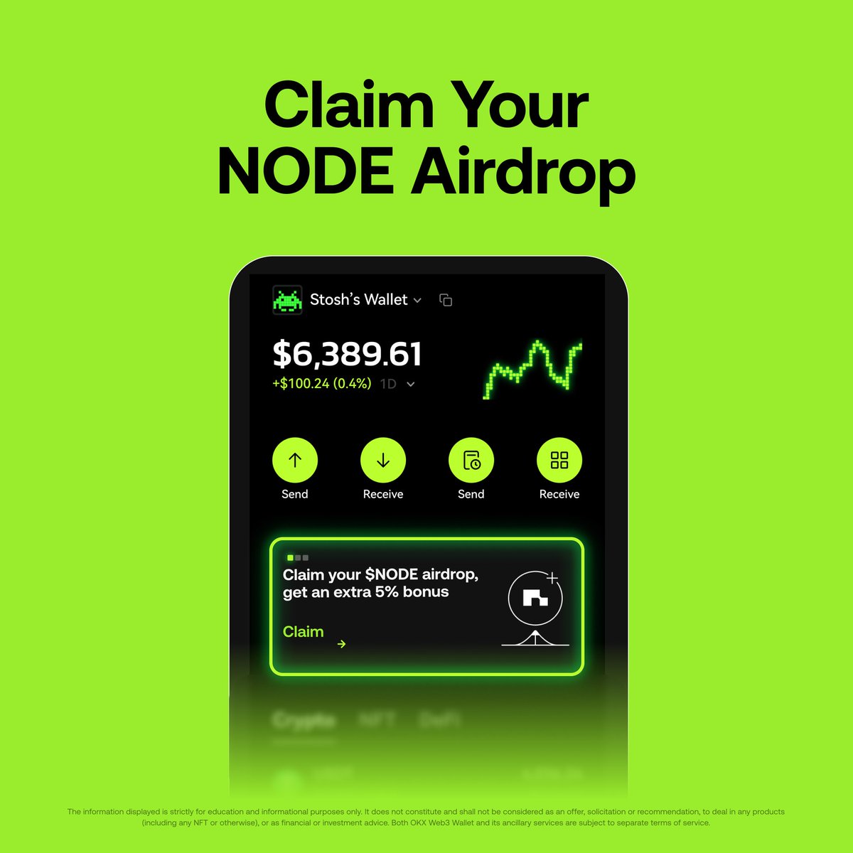 Receive an extra 5% on your $NODE <a href="/NodeOpsHQ/">NodeOps</a> airdrop when you claim through #Wallet!

⏰ Claims begin on June 30 at 10:30 AM UTC.