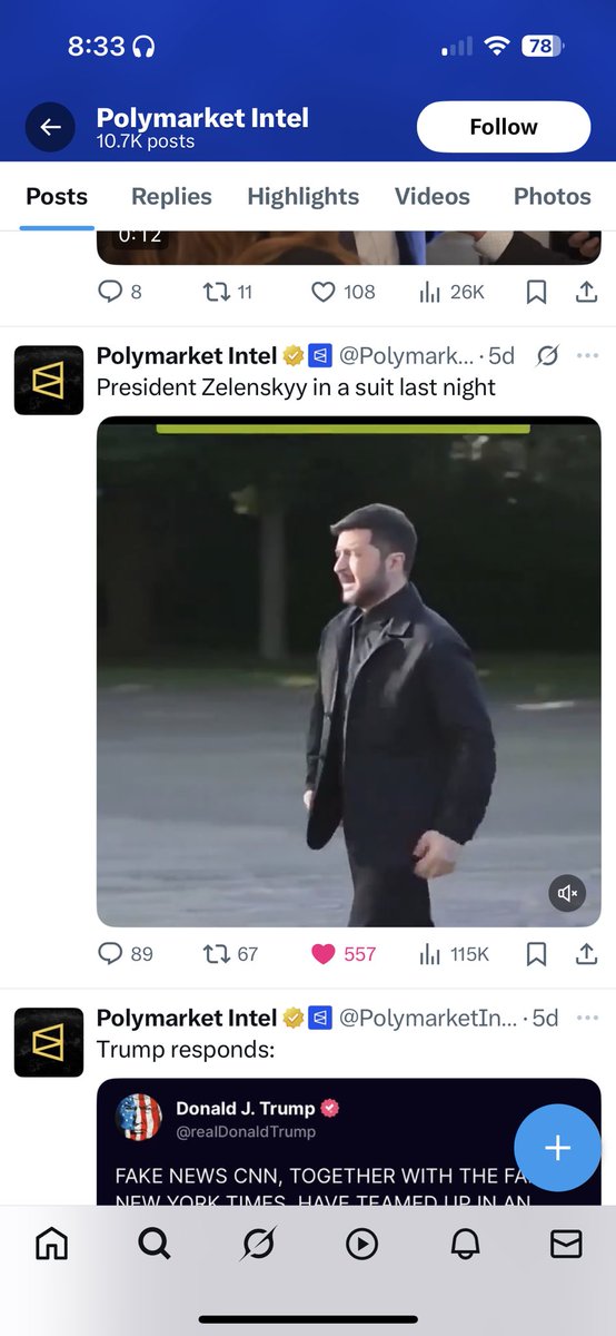 Polymarket is in a pickle right now.

20+ news outlets, including <a href="/Polymarket/">Polymarket</a> themselves, have covered President Zelenskyy wearing a suit in June 2025, and yet the market remains unresolved.

A market worth $14.8M USD may about to be rugged: