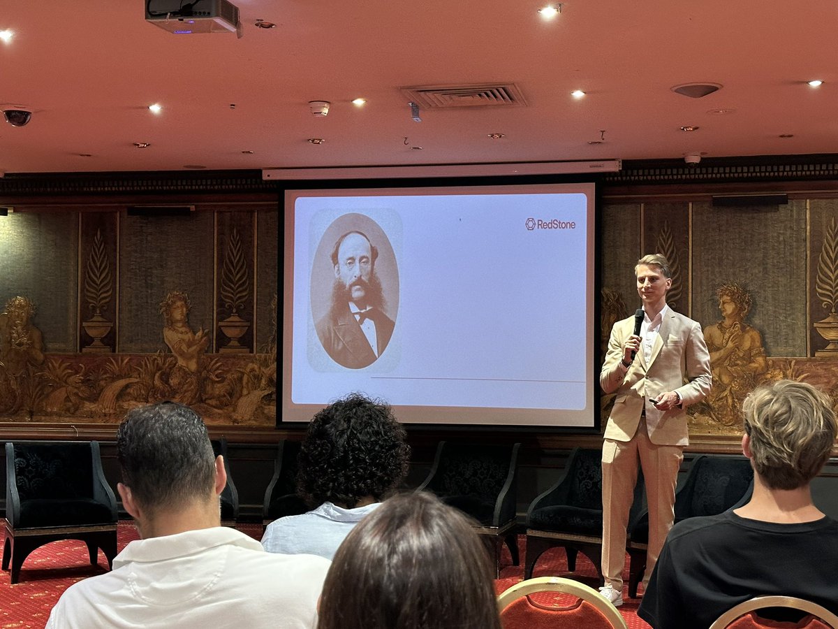 .<a href="/MarcinRedStone/">Marcin | RedStone 🔜 ETHcc 🇫🇷</a> (co-founder of <a href="/redstone_defi/">RedStone ♦️</a>) on stage at RWA Cannes by <a href="/nft_paris/">NFT Paris</a>:

“We are the best in class oracle in terms of the data, and we want to continue to specialize in this area.”

Key for Tokenisation, which is already happening here <a href="/EthCC/">EthCC - Ethereum Community Conference</a> 🇫🇷 👀