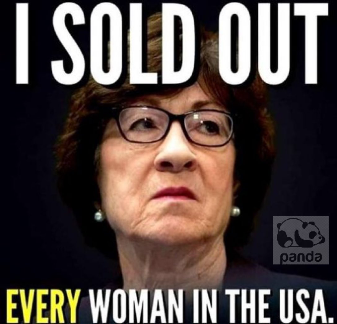 Susan Collins sold out every woman in America…AGAIN.