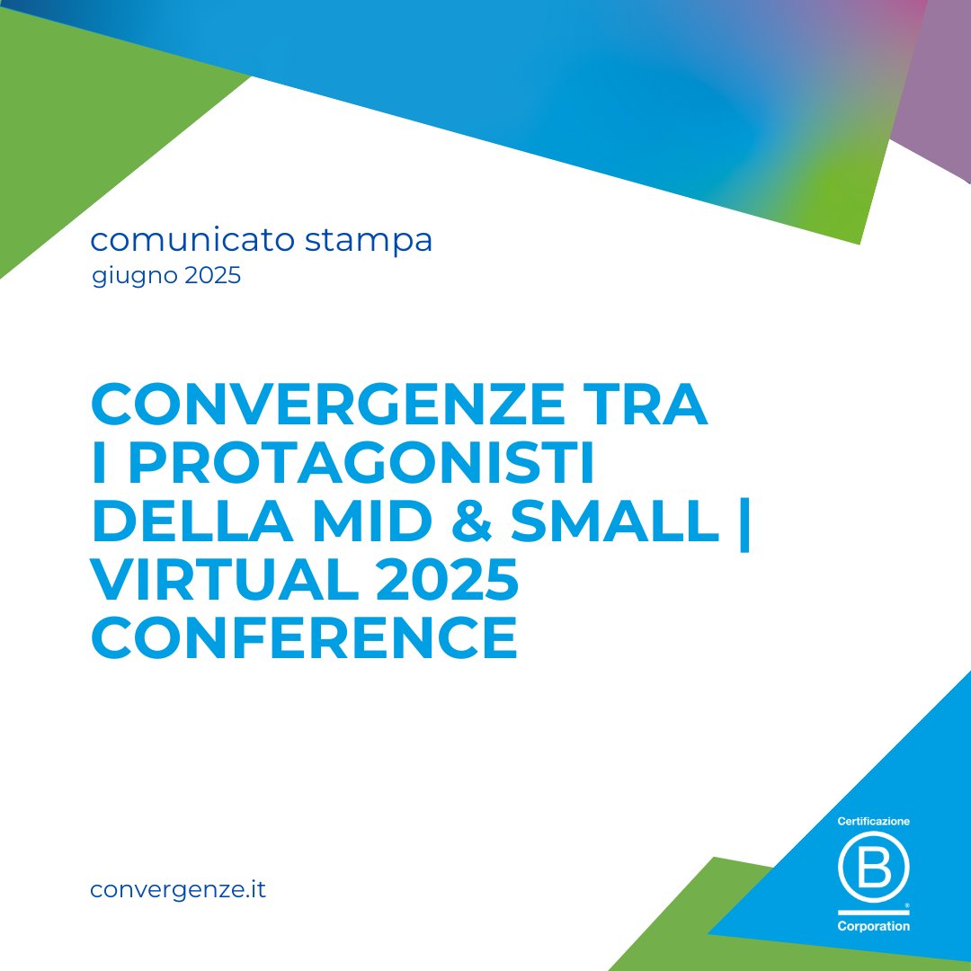 Convergenze partecipa alla Mid &amp; Small | Virtual 2025 Conference, l’evento di Virgilio IR dedicato alle PMI quotate.
🎯 In agenda: risultati, crescita e visione strategica.
🎙️ In videoconferenza: <a href="/rpingar/">Rosario Pingaro</a> (CEO) e Grazia Pingaro (VP).
🔗 Dettagli: bit.ly/virtual2025con…