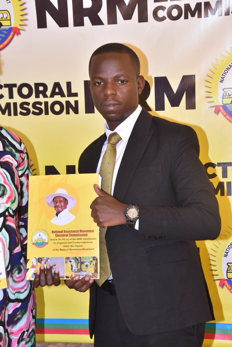 SSssebunya's tweet photo. My brother, Ainomugisha Bruce, has been nominated for the position of National Vice Chairperson of the NRM Youth League - Western region. 

I wish him good luck. I support his ideas. The future belongs to visionary youth like @BruceMugis https://t.co/BA3Hv0Hpfp
