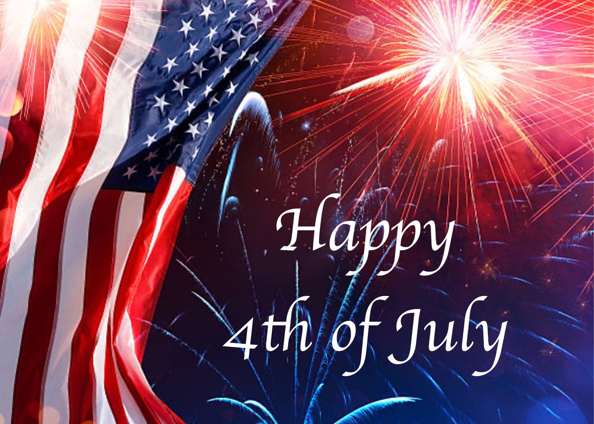 Have a happy and safe 4th of July!