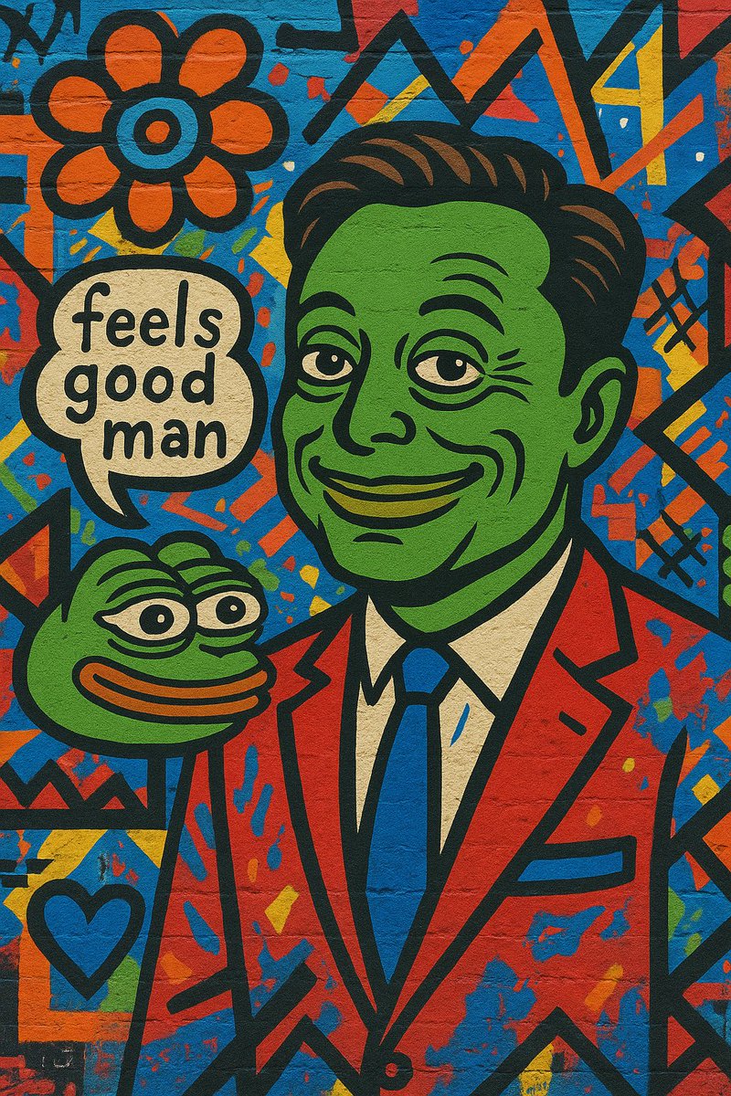 🐸 🐸 🐸 🐸 🐸 🐸 🐸 🐸 🐸 🐸
🐸  FEELS 🐸 GOOD 🐸 MAN 🐸
🐸 🐸 🐸 🐸 🐸 🐸 🐸 🐸 🐸 🐸
#FeelsGoodMan #ElonMusk #Meme