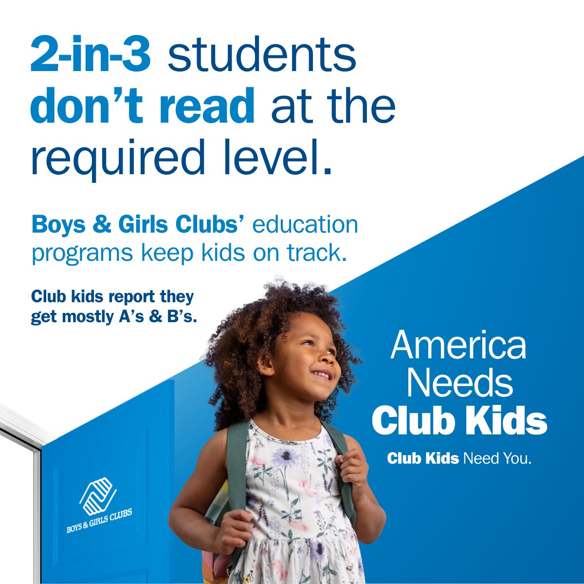 America needs Club kids and you can help make that happen.

Donate today to support academic success and brighter futures for every child who walks through our doors.

bit.ly/helpBGCtoday

#ClubKids #EducationMatters #SupportYouth #BGCImpact #AmericaNeedsClubKids #bgcpeedee