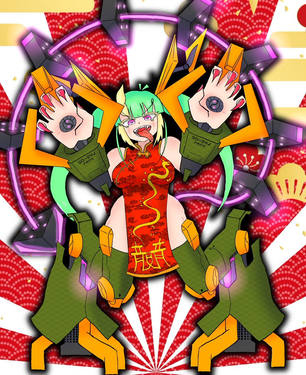 #絵柄が好みって人にフォローされたい
#絵描きさんと繋がりたい #OC 
全てを捨てて真の姿になった壊れ人
見つけてくれた人はありがとう…！
(産声とともに肌色注意)