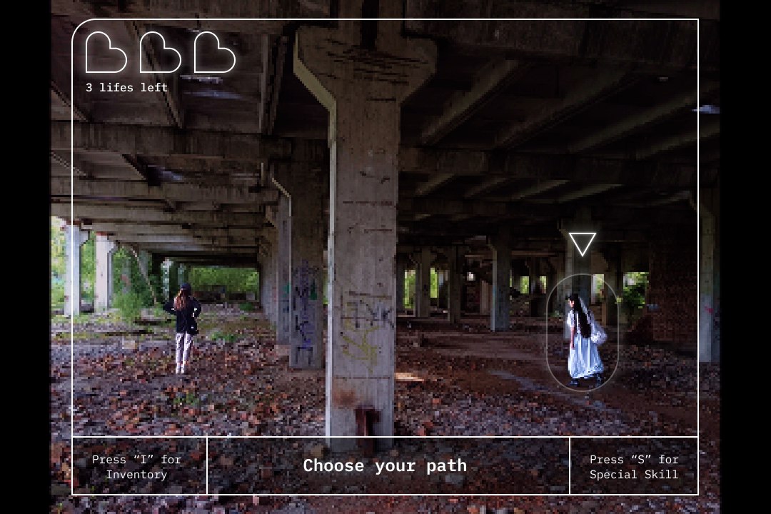 sosostra's tweet image. Visited the coolest abandoned building with friends and one of them turned photos into fake video game screenshots! So cool!!