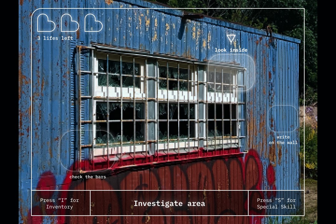 sosostra's tweet image. Visited the coolest abandoned building with friends and one of them turned photos into fake video game screenshots! So cool!!