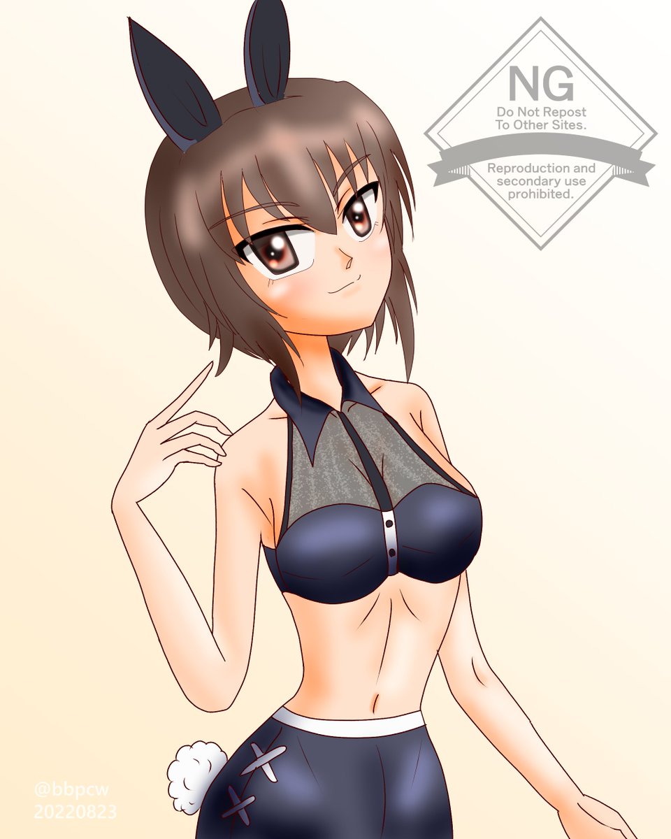 西住まほ 「お姉ちゃん過去絵でお祝いですぞー #西住まほ生誕祭2025」|ビバ㌠ ユニバースのイラスト