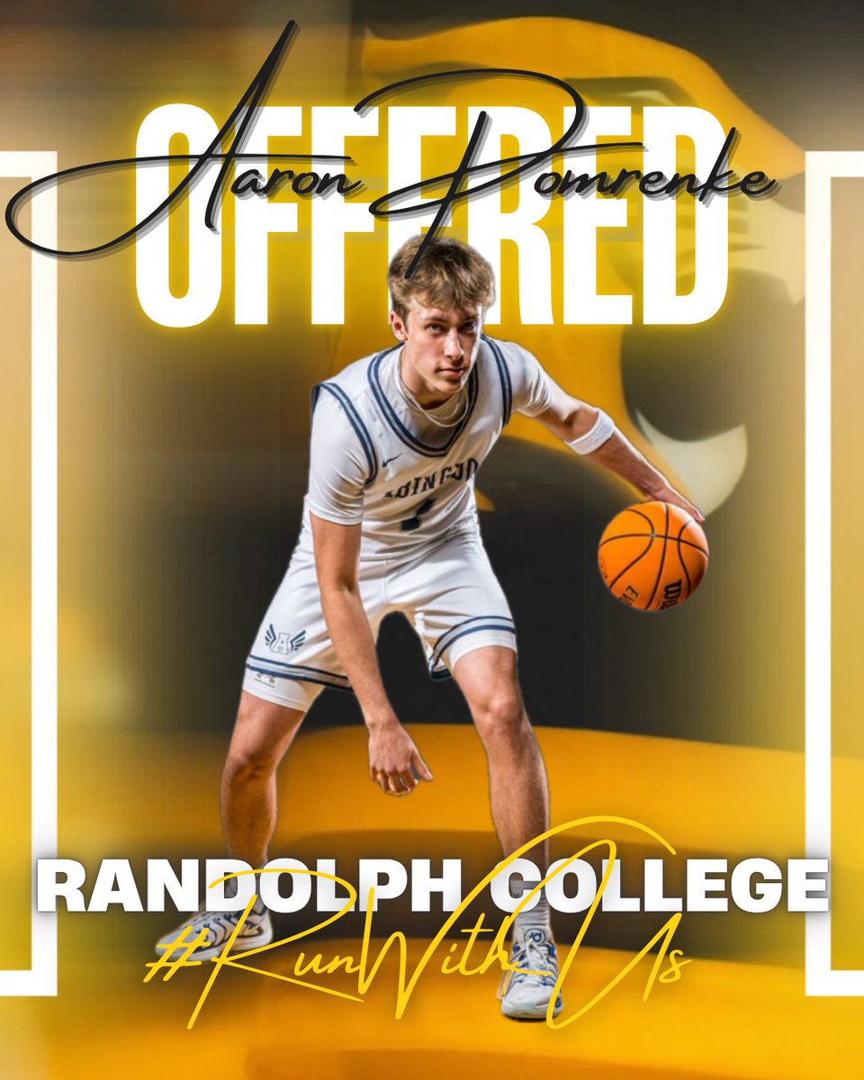 Aaron Pomrenke (@aaronpomrenke) on Twitter photo After a great visit and conversation with <a href="/Coach_Kee/">Evan Kee</a>, I am blessed, honored, and thankful to say that I have received an offer to play at Randolph College!
<a href="/TnImpactHampton/">Justin Hampton</a> <a href="/TennImpact/">Tennessee Impact Basketball</a> <a href="/CoachMugs_2/">“thats Tough”</a> <a href="/NcsaCoachStock/">James Stockton</a> After a great visit and conversation with <a href="/Coach_Kee/">Evan Kee</a>, I am blessed, honored, and thankful to say that I have received an offer to play at Randolph College!
<a href="/TnImpactHampton/">Justin Hampton</a> <a href="/TennImpact/">Tennessee Impact Basketball</a> <a href="/CoachMugs_2/">“thats Tough”</a> <a href="/NcsaCoachStock/">James Stockton</a>