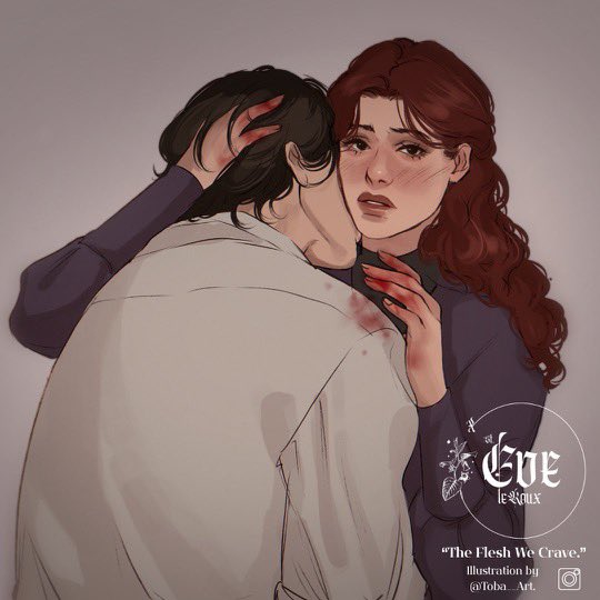 Hello, all. ♡

I’m ST. Eve LeRoux! 

I write gothic romances, primarily 
 period pieces. My debut work, “The Flesh We Crave,” is a deliciously bloody unraveling of a young wife. 

Madness. Desire. Murder. 

Dare you covet? 

Drafting, seeking writing mutuals.
