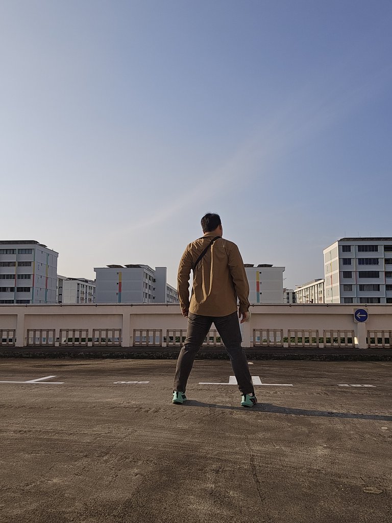 The sky was pretty sky