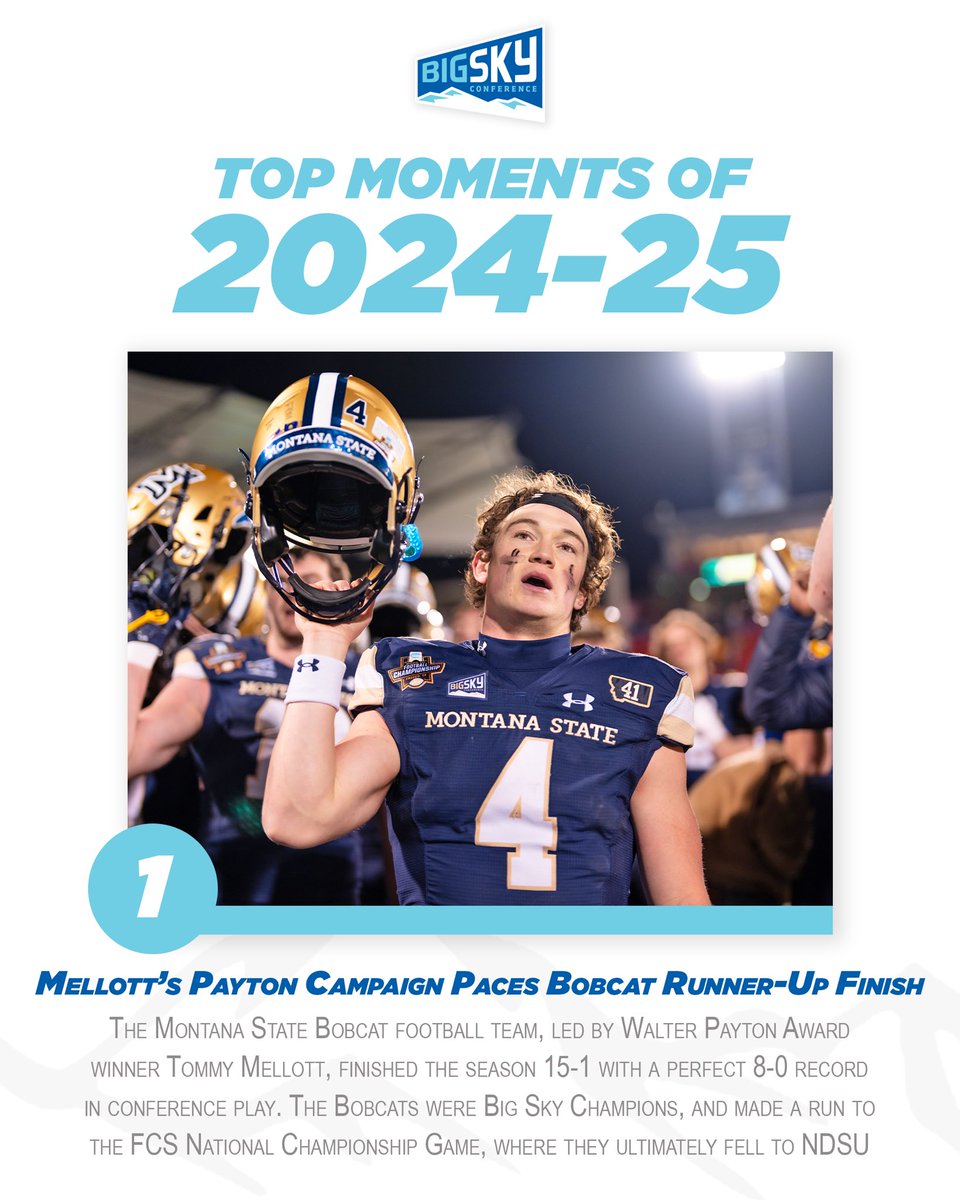2024-25 Top Moments Countdown 🏔️

#️⃣1️⃣ | Montana State Makes Run at the National Championship 

#ExperienceElevated