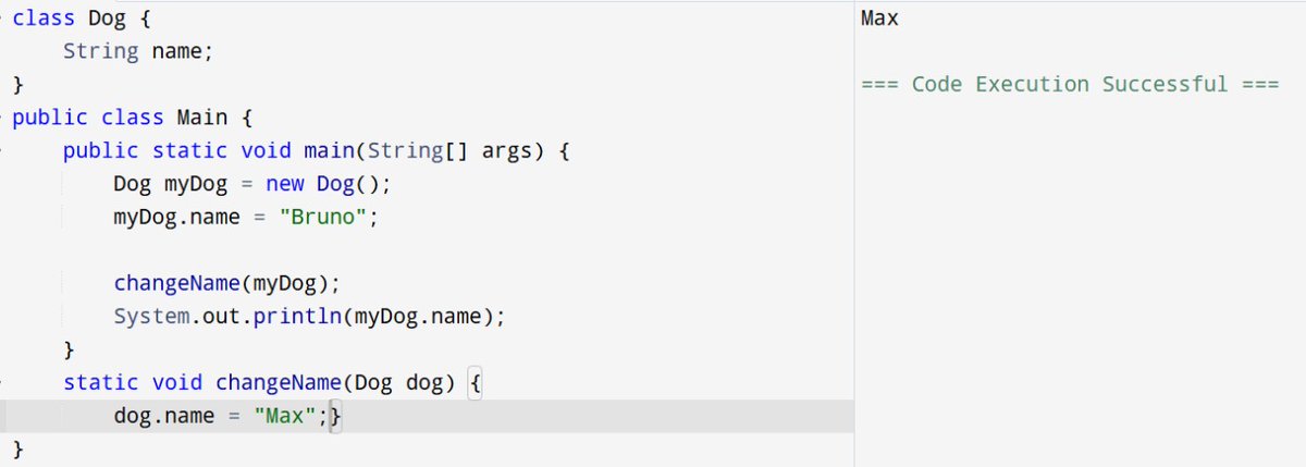 ShivprasadRoul's tweet image. Had a lil Eureka moment today!
Dug into how Java handles method parameters....
It’s pass-by-value, but when it’s objects, it feels like pass-by-reference
Turns out, it's really "pass the reference by value"
@piyushgarg_dev
#Java #javaDSA