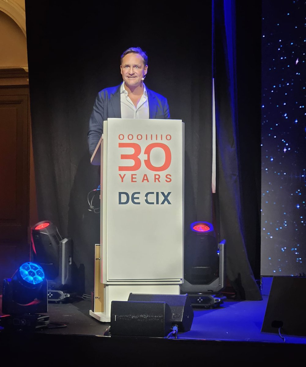 InterGlobix's tweet image. Three decades of connection. One unforgettable celebration.
InterGlobix was honored to join the DE-CIX 30th Anniversary Summit in Frankfurt, a landmark gathering that brought together the trailblazers of the Internet’s past and the architects of its future.
From stories of…
