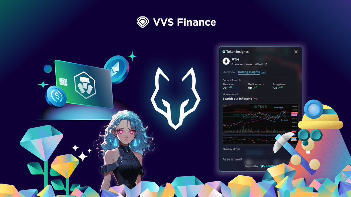 VVS-Finance (@vvs_finance) on Twitter photo June has been a milestone month for @VVS_Finance and the entire #Cronos ecosystem π
Together with the #CROFam #MoleFam, we delivered:
βοΈ Auto Harvest with <a href="/cryptocom/">Crypto.com</a> and delivered a smarter, simpler farming experience for both on and off-chain.
π Token Insight powered by June has been a milestone month for @VVS_Finance and the entire #Cronos ecosystem π
Together with the #CROFam #MoleFam, we delivered:
βοΈ Auto Harvest with <a href="/cryptocom/">Crypto.com</a> and delivered a smarter, simpler farming experience for both on and off-chain.
π Token Insight powered by