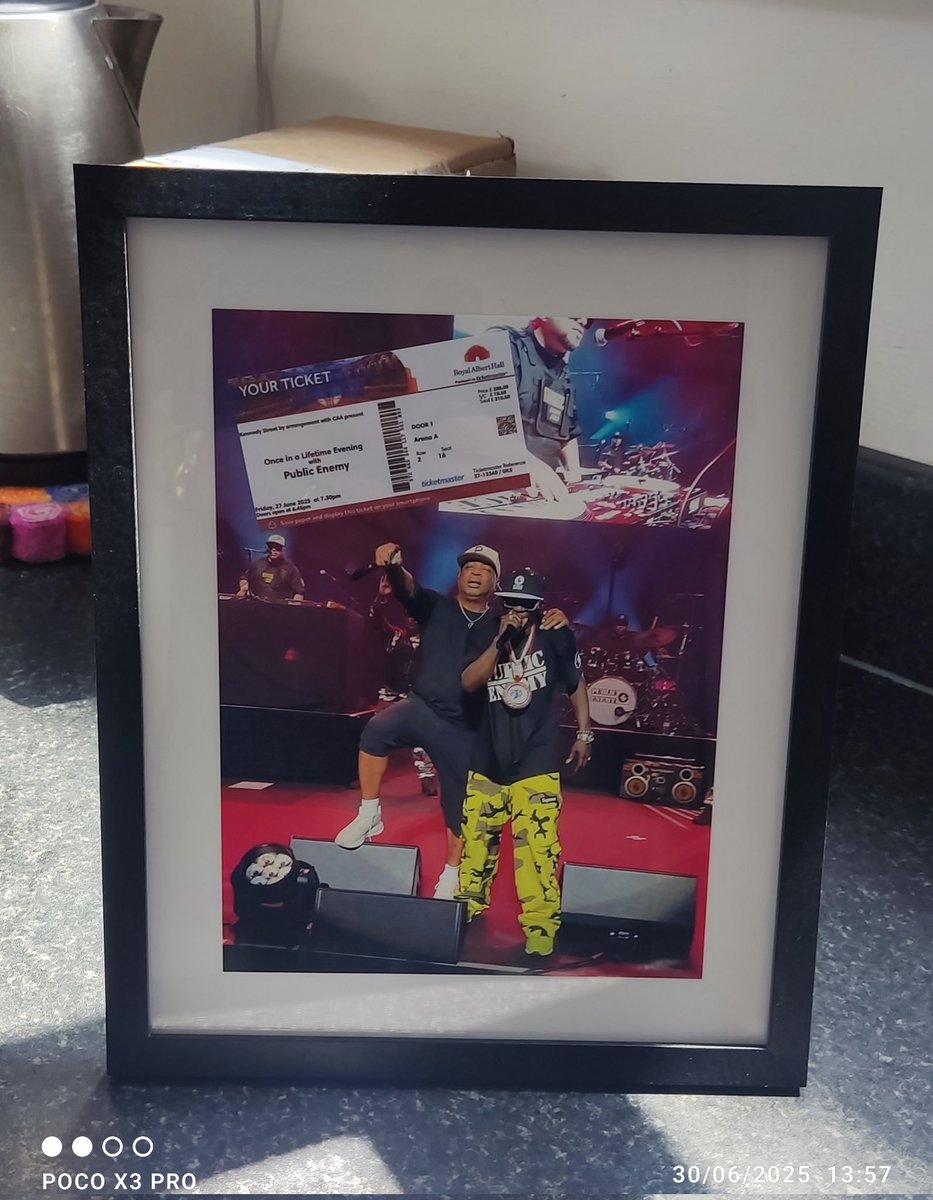 Once in a lifetime #PublicEnemy <a href="/MrChuckD/">Chuck D</a>