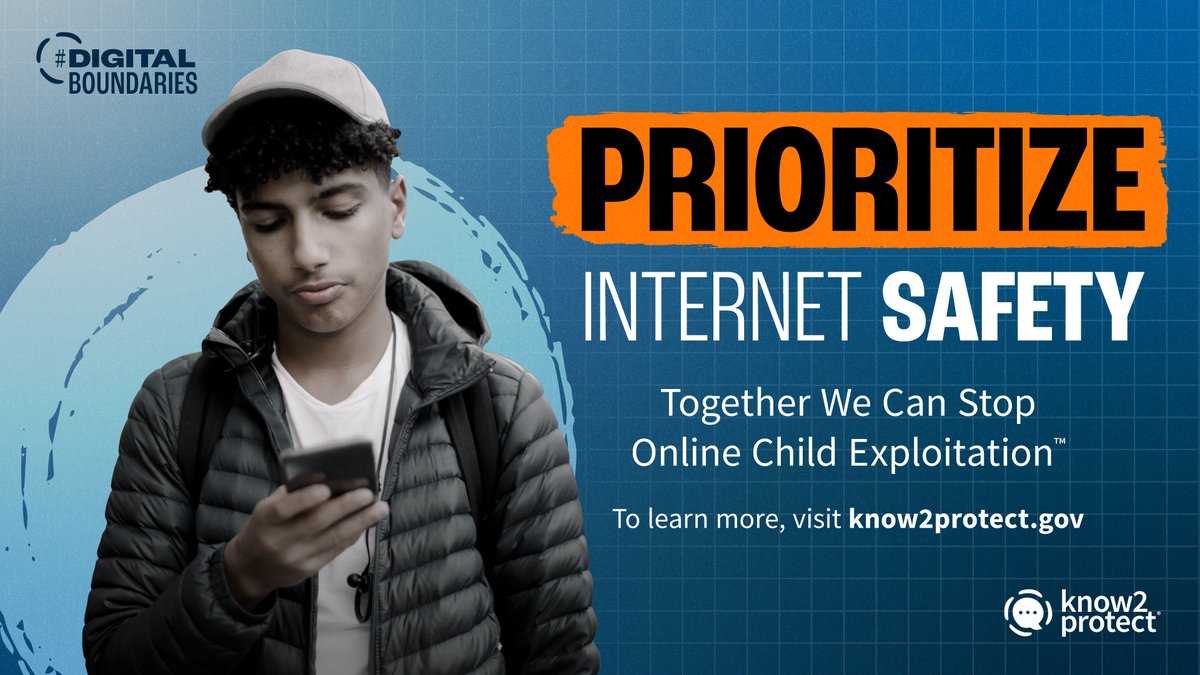Know2Protect's tweet image. Social media is part of kids’ lives. On #WorldSocialMediaDay, take a moment to talk about #OnlineSafety — check privacy settings, review who your child follows and who follows them.
#K2P