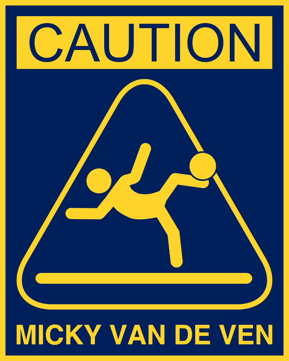 Place these stickers wherever someone needs a reminder that Micky van de Ven could be anywhere. 

#COYS 

redbubble.com/i/sticker/Mick…