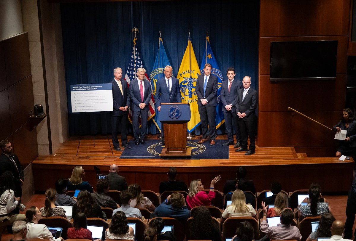 Congressman Greg Murphy, M.D. (@repgregmurphy) on Twitter photo I have made prior authorization reform a top priority of mine since coming to Congress. Thank you to <a href="/POTUS/">President Donald J. Trump</a> Trump, <a href="/SecKennedy/">Secretary Kennedy</a>, and <a href="/DrOzCMS/">DrOzCMS</a> for working to improve the process for American patients.
To insurers, I will be watching closely. I have made prior authorization reform a top priority of mine since coming to Congress. Thank you to <a href="/POTUS/">President Donald J. Trump</a> Trump, <a href="/SecKennedy/">Secretary Kennedy</a>, and <a href="/DrOzCMS/">DrOzCMS</a> for working to improve the process for American patients.
To insurers, I will be watching closely.