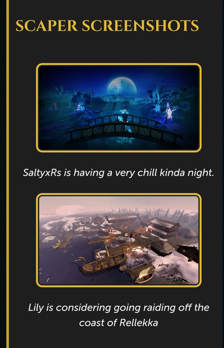 Congratz to <a href="/SaltyxRs/">🌟 SaltyxRs 🌟</a> and Lily for getting featured on TWIR this week 🥳

You have a big chance of getting featured on TWIR if you post your screenies in our server.

Join today 😄
discord.gg/utd8Hq5k