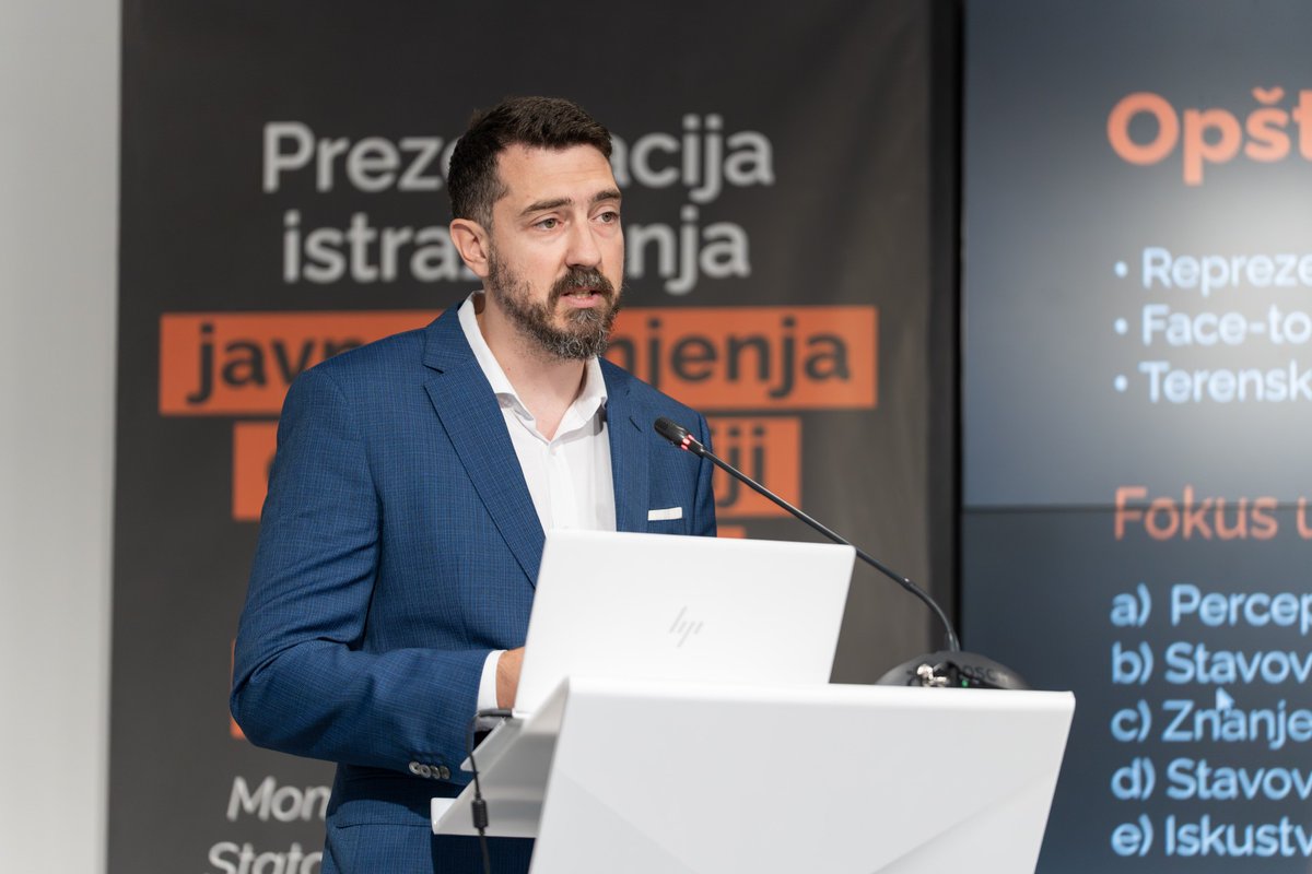 📣 Predstavljeni rezultati istraživanja o percepciji korupcije u CG:
📊 70% građana vidi korupciju kao prisutnu
⏳ 46,7% smatra da se stanje nije mijenjalo u 4 god.
👁️ 42,8% iskusilo/svjedočilo korupciji
⚠️ Građani često spremni ponuditi mito
🔗 Više: cemi.org.me