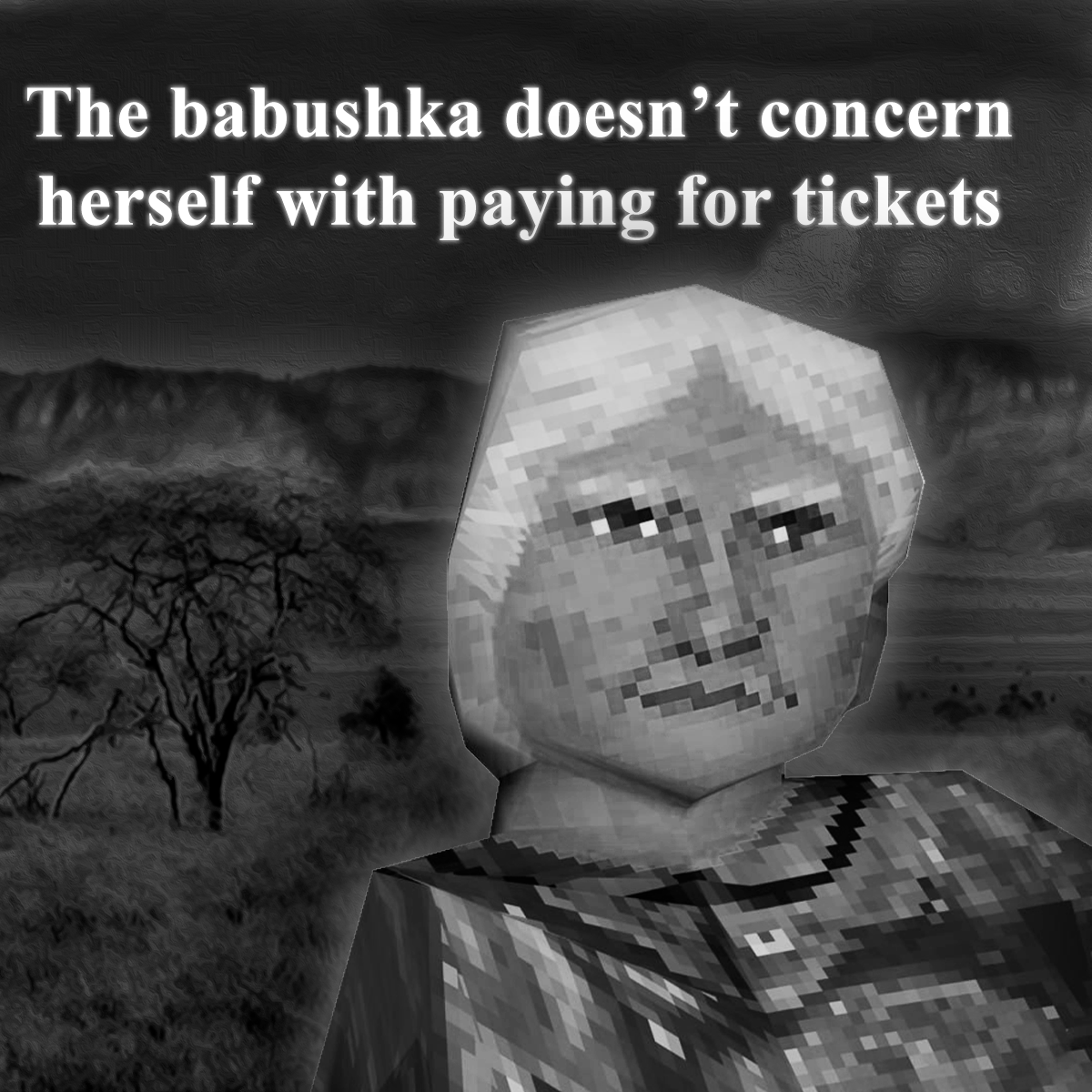 the conductor fears the discontented balkan old lady