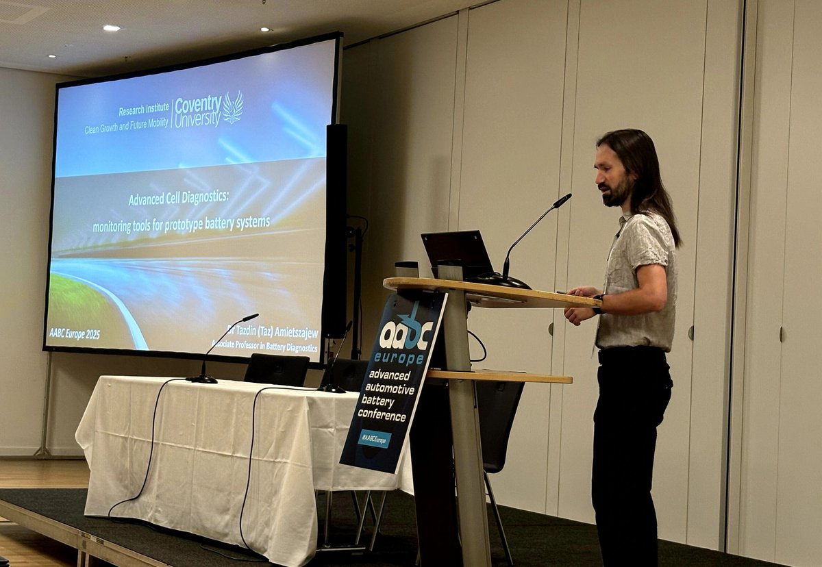 HEALING BAT (@healingbateu) on Twitter photo 📍Last week, <a href="/CovUniResearch/">Coventry University Research and Innovation</a> presented the scope of #HealingBat at the <a href="/AABConference/">AABC</a>, organised by <a href="/CEnertech/">Cambridge EnerTech</a> Mainz, Germany. During his talk, he spoke about the innovative diagnosis solutions that are being developed for #batterycells within HEALING BAT. #AABConference 📍Last week, <a href="/CovUniResearch/">Coventry University Research and Innovation</a> presented the scope of #HealingBat at the <a href="/AABConference/">AABC</a>, organised by <a href="/CEnertech/">Cambridge EnerTech</a> Mainz, Germany. During his talk, he spoke about the innovative diagnosis solutions that are being developed for #batterycells within HEALING BAT. #AABConference