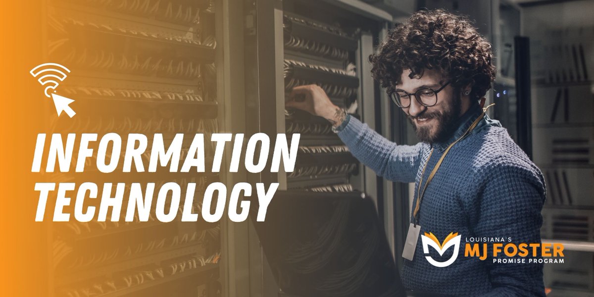 Want a Career in IT? Your Tuition Could Be Covered!
The 2025–2026 M.J. Foster Promise Program application is now OPEN!

Covers enrollment from July 1, 2025 – June 30, 2026
Be sure to complete your 2025-26 FAFSA

Apply: mjfosterpromise.com
More info:  mylosfa.la.gov