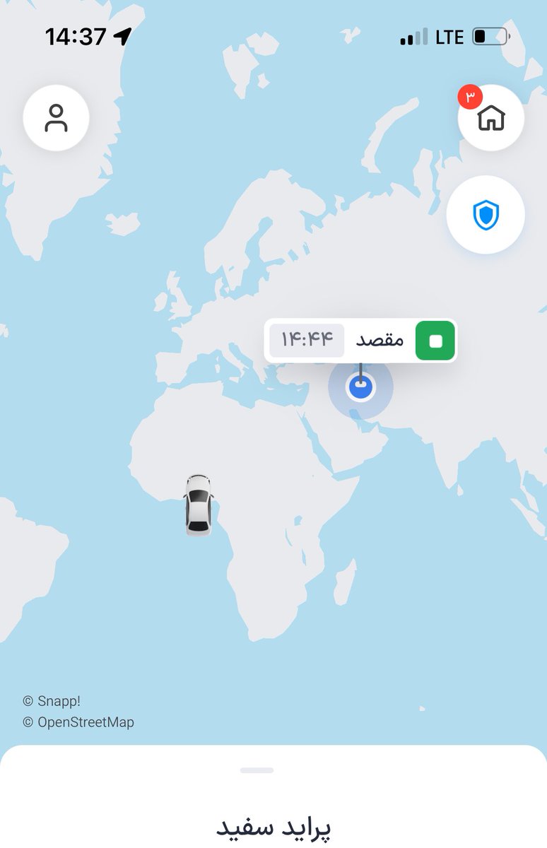 وضعیت اختلال gps و اینترنت کشور؛ راننده‌ از جنوب صحرای افریقا شروع به حرکت کرد؛)
