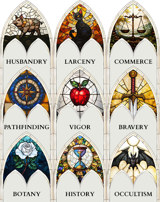 voidmammoth's tweet photo. Your character in Canticle has two types of skills: background skills chosen in the character creator when you fill in the blanks of how you grew up, and class skills which can be improved in the game.

The background sill unlock dialog options and hidden paths. Which ones are you choosing?

https://t.co/x7k0nZCa6Y
#indiegame #gamedev #BL #gay #gaymer #lgbt #bara