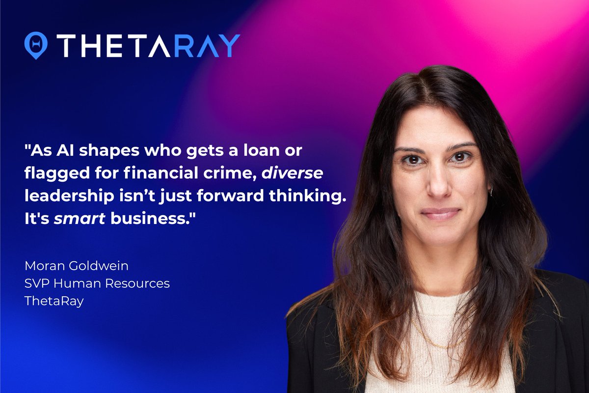 ThetaRay (@thetarayteam) on Twitter photo Diverse leadership isnât a trend. Itâs key to smarter risk decisions.
Thatâs why @Alison Rose is joining our Advisory Board. For banks & fintechs that need partners they can trust:
New blog post from <a href="/MoranGoldwein/">Moran Goldwein</a>: hubs.li/Q03v9gh70
#AI #Leadership #diversitymatters Diverse leadership isnât a trend. Itâs key to smarter risk decisions.
Thatâs why @Alison Rose is joining our Advisory Board. For banks & fintechs that need partners they can trust:
New blog post from <a href="/MoranGoldwein/">Moran Goldwein</a>: hubs.li/Q03v9gh70
#AI #Leadership #diversitymatters