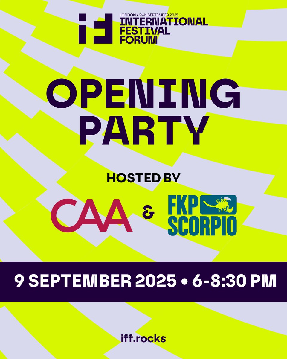 International Festival Forum (IFF) (@iff_rocks) on Twitter photo With over two hours of complimentary drinks and small bites, the IFF Opening Party gives delegates the chance to catch up with friends and contacts before the 2025 event gets going in earnest the following morning.
🍻 With over two hours of complimentary drinks and small bites, the IFF Opening Party gives delegates the chance to catch up with friends and contacts before the 2025 event gets going in earnest the following morning.
🍻