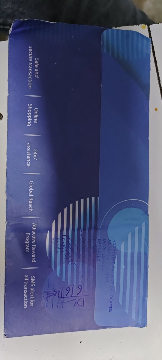 abdularshad390's tweet photo. @CMMadhyaPradesh @PMOIndia 
Mere ghar postmen nai aya ATM card wapas lota dia gaya post office se hi mera bhi or papa ka bhi.

ATM return hone pe mere account se 59 Rs. Kate gaye doshi kon me ya postmen.

Pesa kiska katna chahie.

#POSTMAN #CURRUPT https://t.co/7491RhgUCw