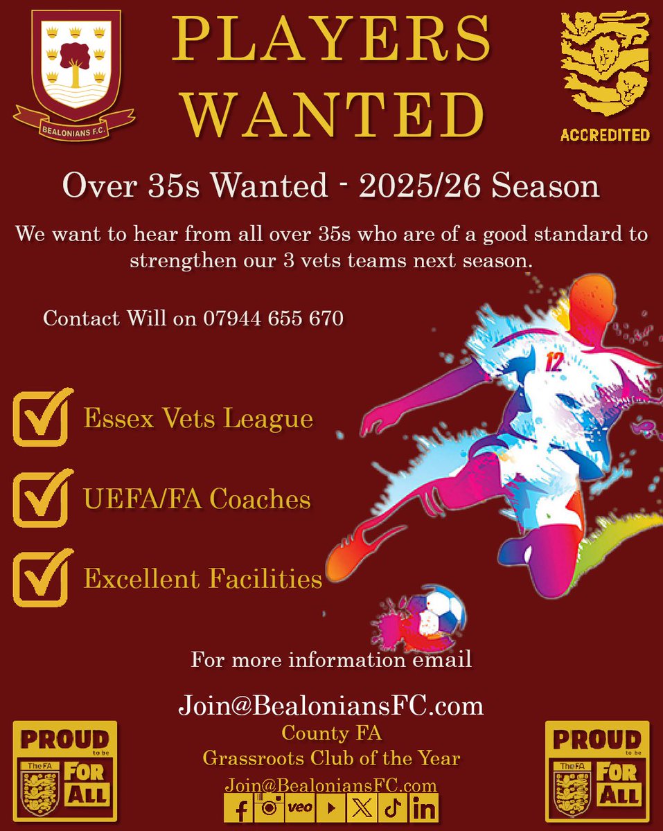 Bealoniansfc (@bealoniansfc) on Twitter photo #Playerswanted #BealsFC #Playerswanted #BealsFC