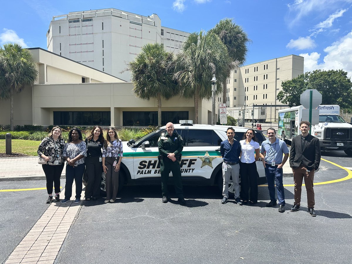On Tuesday, June 24, Court Administration Staff and Interns observed First Appearance and took a tour of the Palm Beach County Jail.

Thank you to <a href="/PBCountySheriff/">PBSO</a> for the tour opportunity.