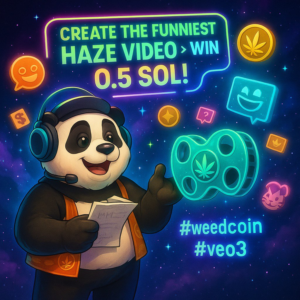 pvtSamoa's tweet photo. Wen meme drop?
Now. It’s happening. And it pays.
Drop your best Weedcoin meme video, tag 3 friends, and win 0.5 SOL + immortal street cred.
🏆 Weekly contest
📆 Ends every Friday
🎙️ Winners crowned Sundays in Space
Use hashtags → #weedcoin #memejoint
Let the timeline blaze 💨
#cannabisculture #420culture