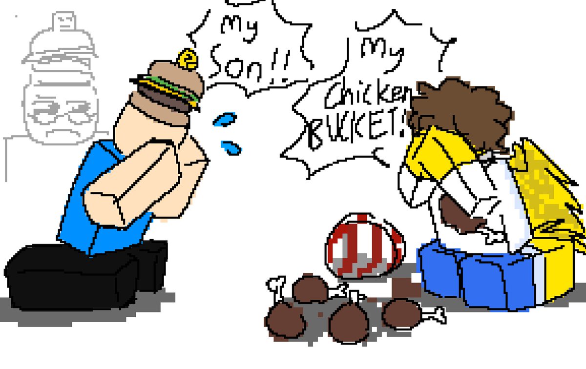 Gez3LAZY's tweet image. My son!!! (My chicken BUCKET!)
#Forsaken #Shedletsky #007n7 #Roblox